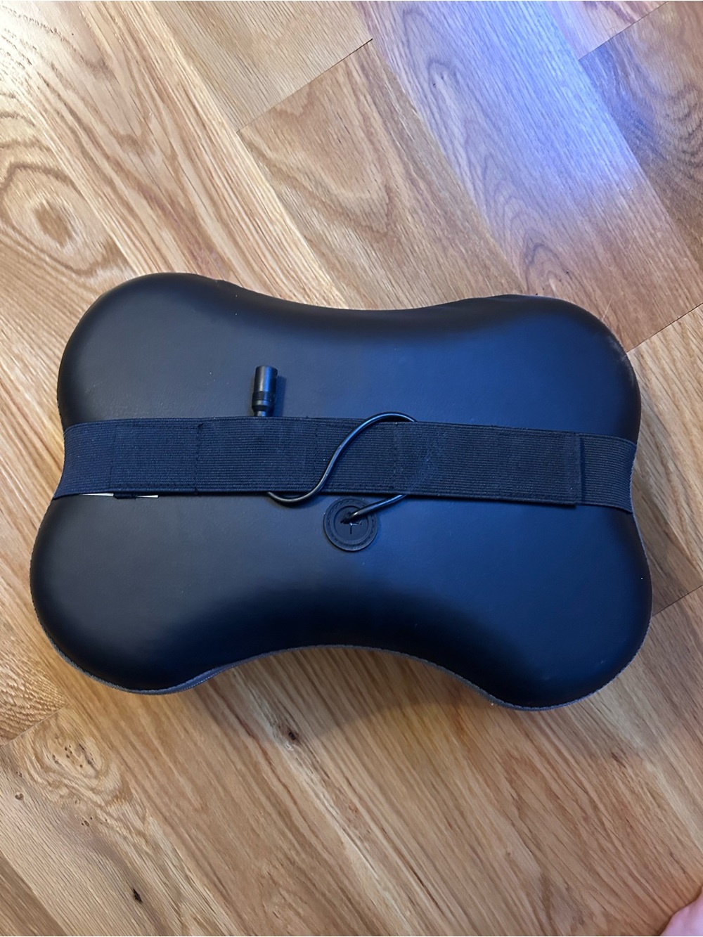 Black Massage Pillow with Mesh Comfort Cover - Picture 2 of 3